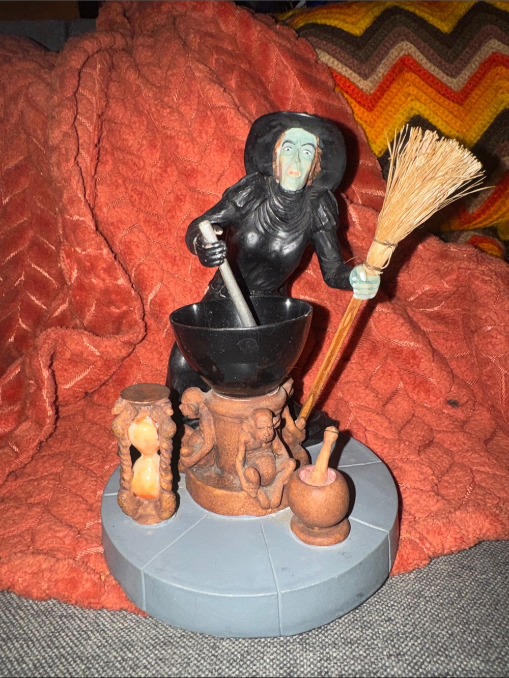 Vintage 1989 Dave GrossmanWizard of Oz Wicked Witch Figurine MichaelRoche Signed